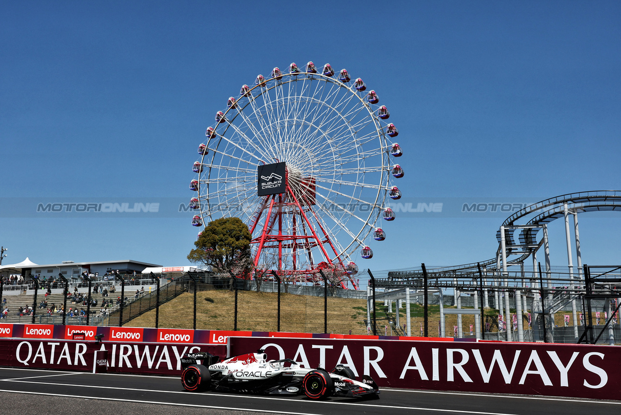 GP GIAPPONE, Max Verstappen (NLD) Red Bull Racing RB21.

04.04.2025. Formula 1 World Championship, Rd 3, Japanese Grand Prix, Suzuka, Japan, Practice Day.

- www.xpbimages.com, EMail: requests@xpbimages.com © Copyright: Moy / XPB Images