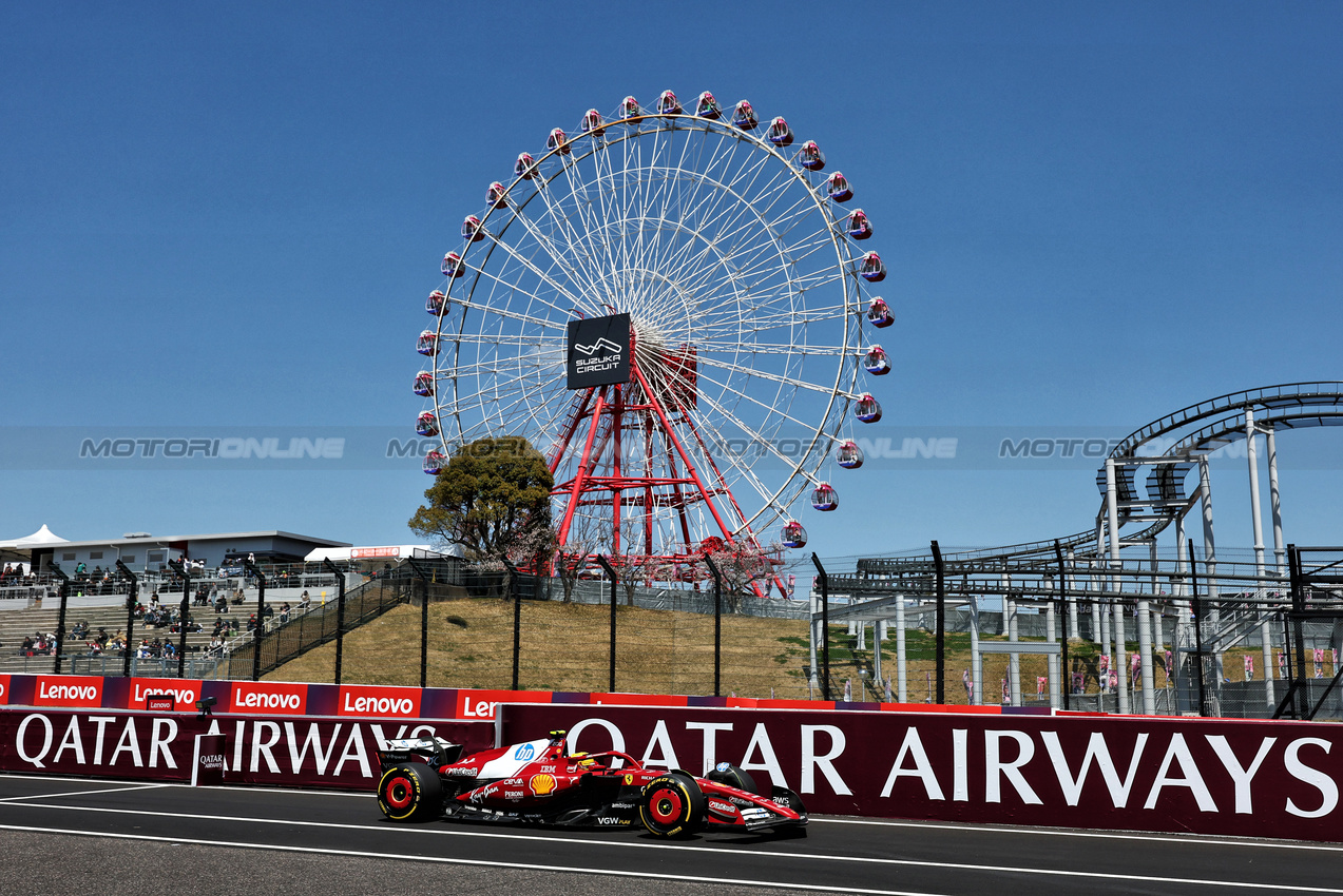 GP GIAPPONE, Lewis Hamilton (GBR) Ferrari SF-25.

04.04.2025. Formula 1 World Championship, Rd 3, Japanese Grand Prix, Suzuka, Japan, Practice Day.

- www.xpbimages.com, EMail: requests@xpbimages.com © Copyright: Moy / XPB Images