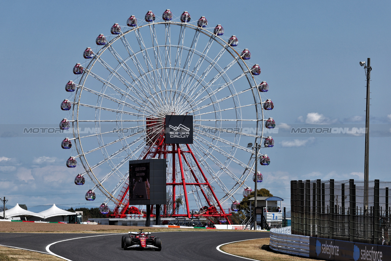 GP GIAPPONE, Charles Leclerc (MON) Ferrari SF-25.

04.04.2025. Formula 1 World Championship, Rd 3, Japanese Grand Prix, Suzuka, Japan, Practice Day.

- www.xpbimages.com, EMail: requests@xpbimages.com © Copyright: Moy / XPB Images
