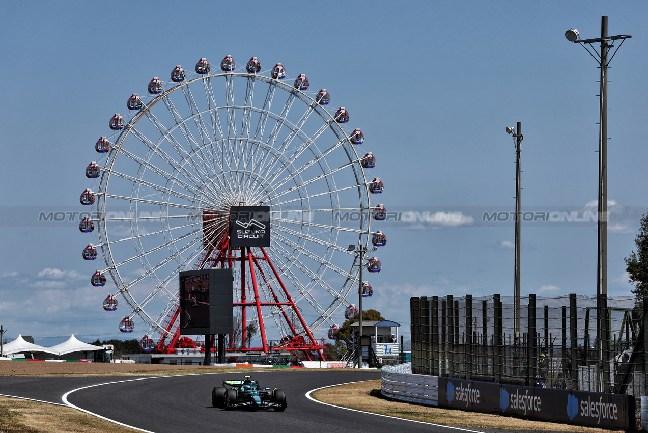 GP GIAPPONE, Fernando Alonso (ESP) Aston Martin F1 Team AMR25.

04.04.2025. Formula 1 World Championship, Rd 3, Japanese Grand Prix, Suzuka, Japan, Practice Day.

- www.xpbimages.com, EMail: requests@xpbimages.com © Copyright: Moy / XPB Images