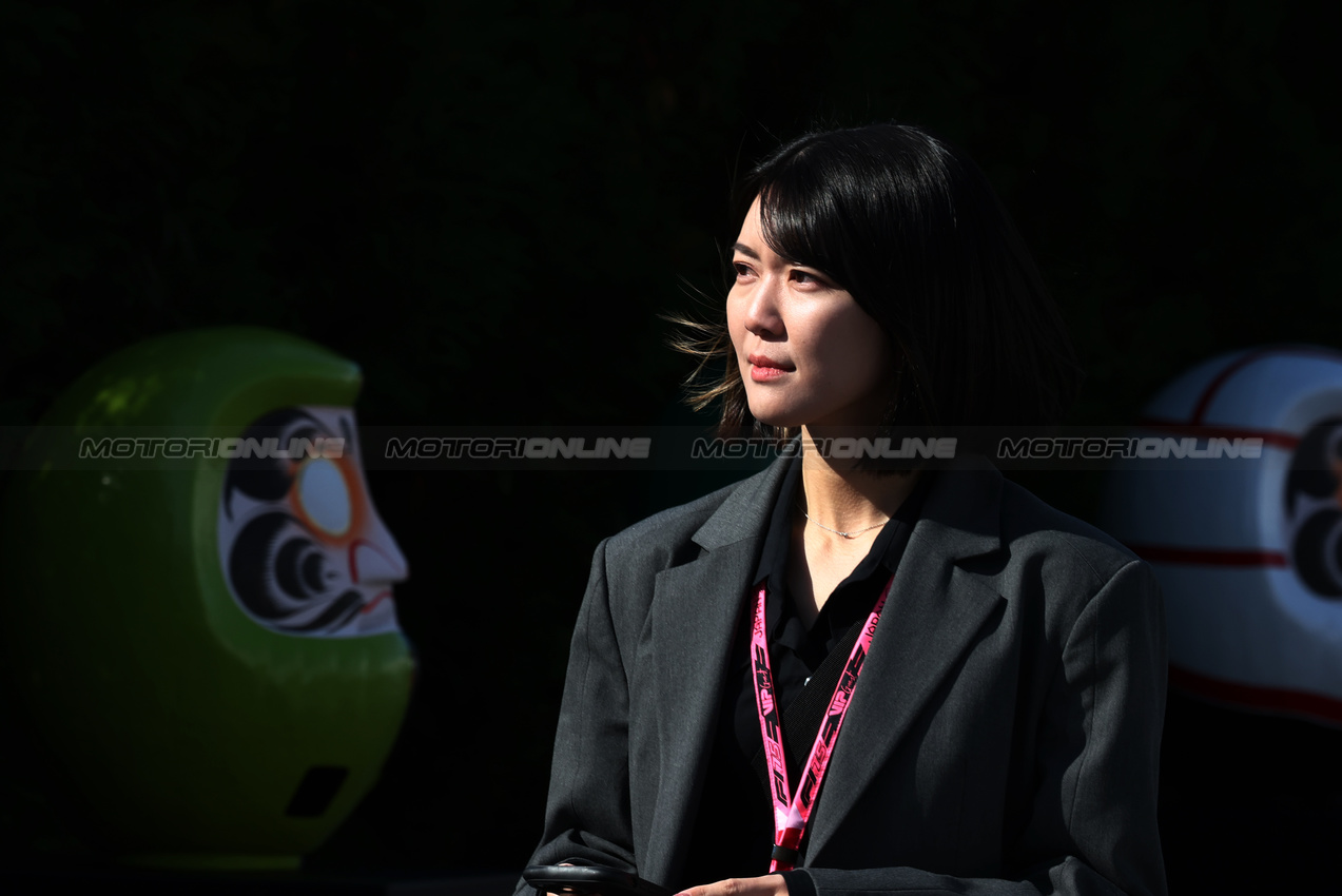 GP GIAPPONE, Mana Sugiyama (JPN) Toyota.

04.04.2025. Formula 1 World Championship, Rd 3, Japanese Grand Prix, Suzuka, Japan, Practice Day.

- www.xpbimages.com, EMail: requests@xpbimages.com © Copyright: Moy / XPB Images