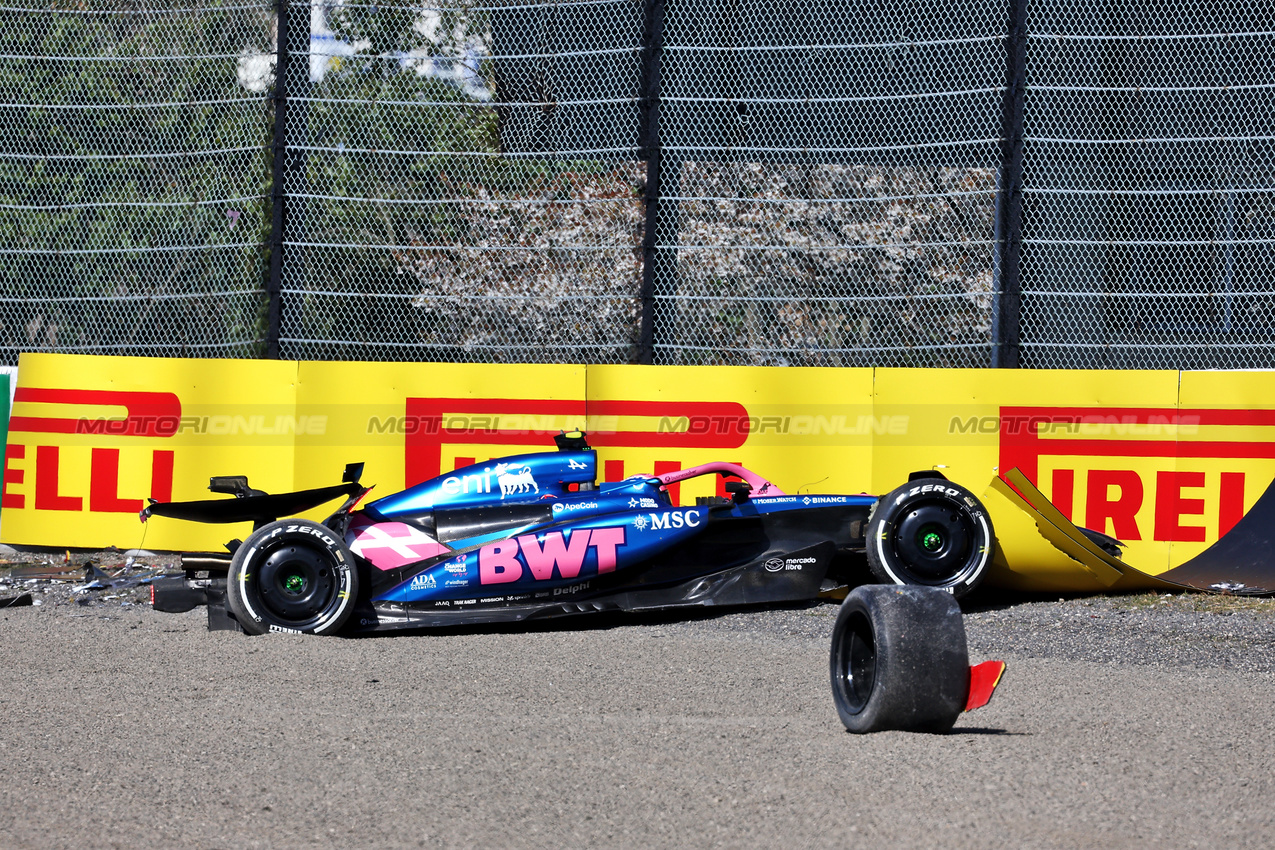 GP GIAPPONE, Jack Doohan (AUS) Alpine F1 Team A525 crashed in the second practice session.

04.04.2025. Formula 1 World Championship, Rd 3, Japanese Grand Prix, Suzuka, Japan, Practice Day.

- www.xpbimages.com, EMail: requests@xpbimages.com © Copyright: Moy / XPB Images