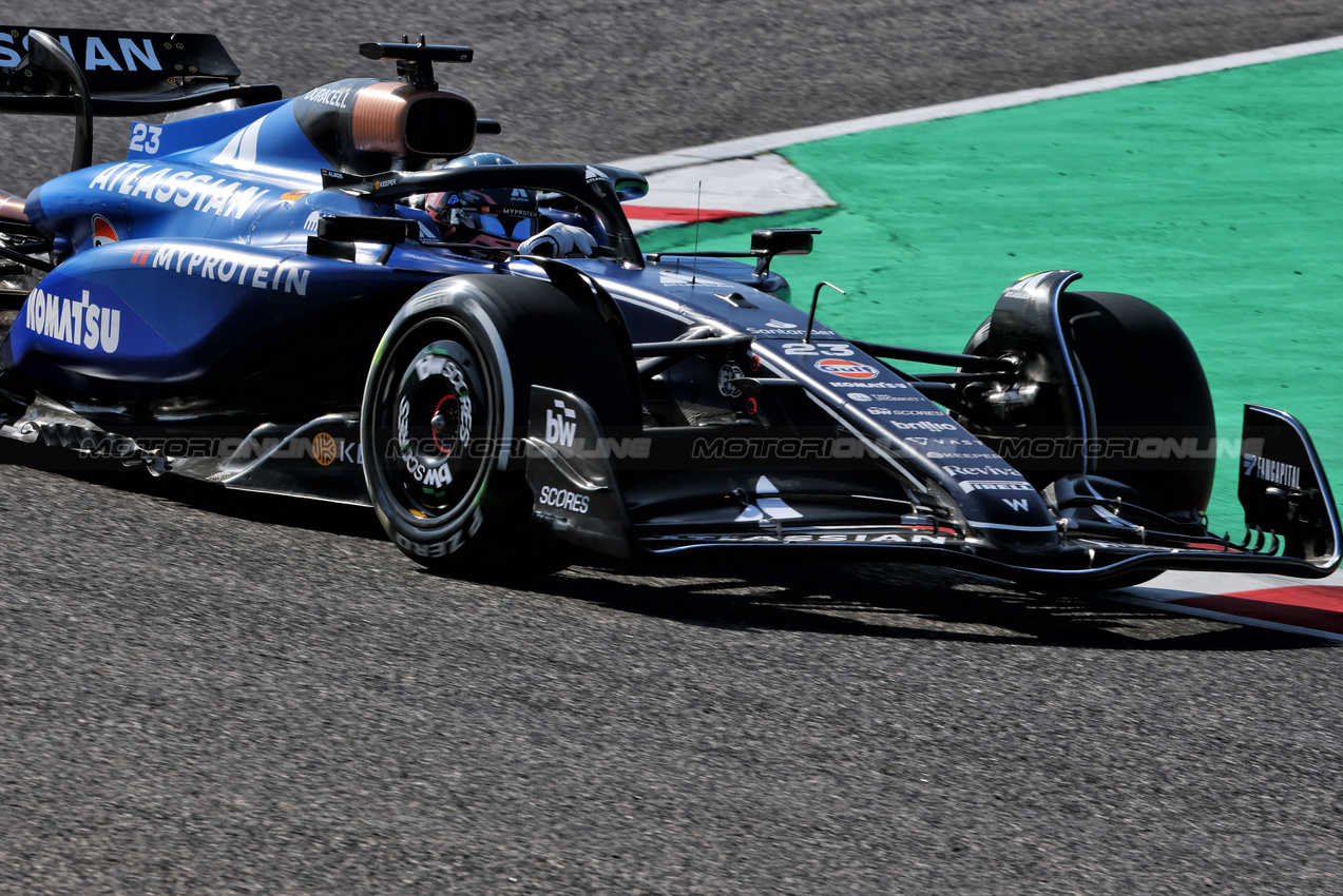 GP GIAPPONE, Alexander Albon (THA) Atlassian Williams Racing FW47.

04.04.2025. Formula 1 World Championship, Rd 3, Japanese Grand Prix, Suzuka, Japan, Practice Day.

- www.xpbimages.com, EMail: requests@xpbimages.com © Copyright: Charniaux / XPB Images