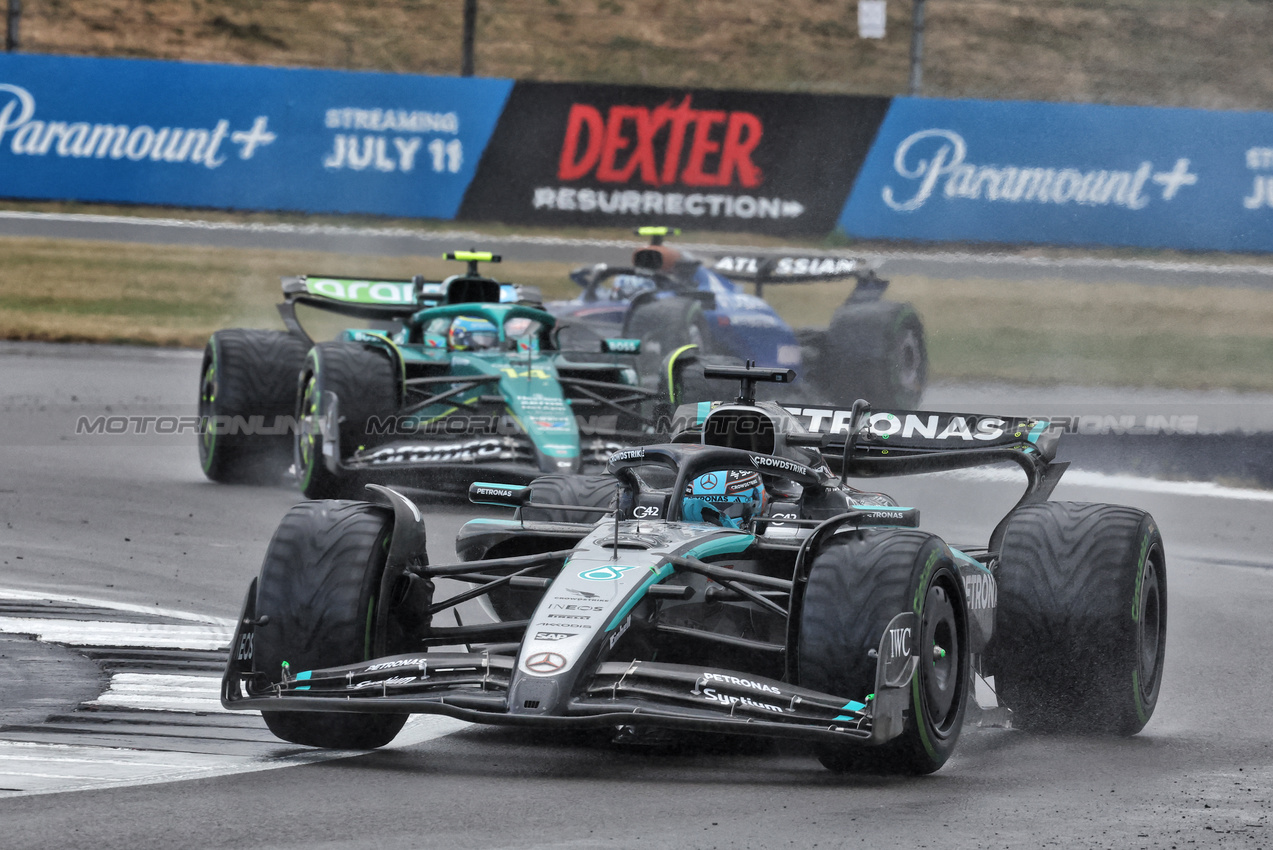 GP GRAN BRETAGNA, George Russell (GBR) Mercedes AMG F1 W16.

06.07.2025. Formula 1 World Championship, Rd 12, British Grand Prix, Silverstone, England, Gara Day.

- www.xpbimages.com, EMail: requests@xpbimages.com © Copyright: Moy / XPB Images