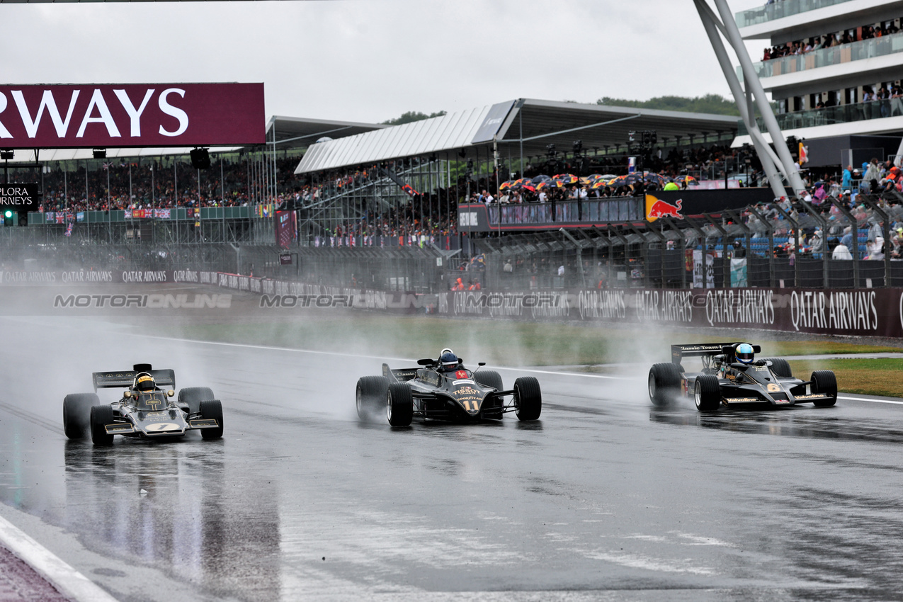 GP GRAN BRETAGNA, Classic Team Lotus cars (L to R): Lotus 72E; Lotus 88; Lotus 78.

06.07.2025. Formula 1 World Championship, Rd 12, British Grand Prix, Silverstone, England, Gara Day.

- www.xpbimages.com, EMail: requests@xpbimages.com © Copyright: Batchelor / XPB Images