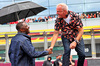 GP GRAN BRETAGNA, Norman Cook (GBR) Fatboy Slim DJ (Right) on the grid with Idris Elba (GBR) Actor.

06.07.2025. Formula 1 World Championship, Rd 12, British Grand Prix, Silverstone, England, Gara Day.

- www.xpbimages.com, EMail: requests@xpbimages.com © Copyright: Batchelor / XPB Images