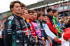 GP GRAN BRETAGNA, George Russell (GBR) Mercedes AMG F1 as the grid observes the national anthem.

06.07.2025. Formula 1 World Championship, Rd 12, British Grand Prix, Silverstone, England, Gara Day.

- www.xpbimages.com, EMail: requests@xpbimages.com © Copyright: Batchelor / XPB Images