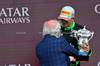GP GRAN BRETAGNA, Nico Hulkenberg (GER) Sauber celebrates his third position on the podium with David Richards (GBR) Prodrive Chairman.

06.07.2025. Formula 1 World Championship, Rd 12, British Grand Prix, Silverstone, England, Gara Day.

- www.xpbimages.com, EMail: requests@xpbimages.com © Copyright: Batchelor / XPB Images
