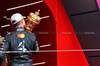 GP GRAN BRETAGNA, Gara winner Lando Norris (GBR) McLaren celebrates on the podium.

06.07.2025. Formula 1 World Championship, Rd 12, British Grand Prix, Silverstone, England, Gara Day.

- www.xpbimages.com, EMail: requests@xpbimages.com © Copyright: Batchelor / XPB Images