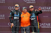 GP GRAN BRETAGNA, The podium (L to R): Oscar Piastri (AUS) McLaren, second; Peter Prodromou (GBR) McLaren Technical Director, Aerodynamics; Lando Norris (GBR) McLaren, vincitore. 

06.07.2025. Formula 1 World Championship, Rd 12, British Grand Prix, Silverstone, England, Gara Day.

- www.xpbimages.com, EMail: requests@xpbimages.com © Copyright: Moy / XPB Images