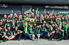 GP GRAN BRETAGNA, Nico Hulkenberg (GER) Sauber celebrates his third position with team mate Gabriel Bortoleto (BRA) Sauber (Left); Mattia Binotto (ITA) Sauber Motorsport Chief Operating e Chief Technical Officer; e the team.

06.07.2025. Formula 1 World Championship, Rd 12, British Grand Prix, Silverstone, England, Gara Day.

- www.xpbimages.com, EMail: requests@xpbimages.com © Copyright: Charniaux / XPB Images