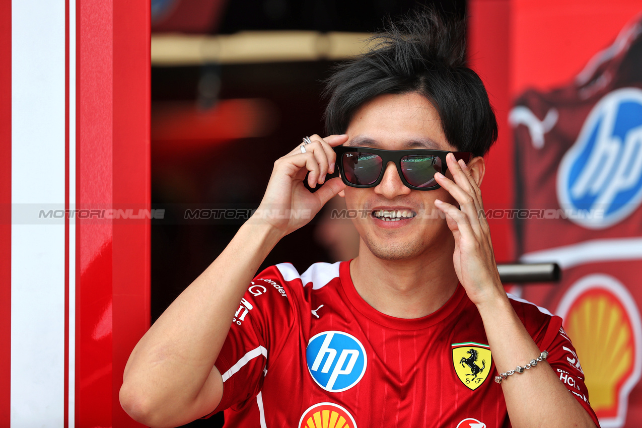 GP GRAN BRETAGNA, Zhou Guanyu (CHN) Ferrari Reserve Driver.

03.07.2025. Formula 1 World Championship, Rd 12, British Grand Prix, Silverstone, England, Preparation Day.

- www.xpbimages.com, EMail: requests@xpbimages.com © Copyright: Davenport / XPB Images