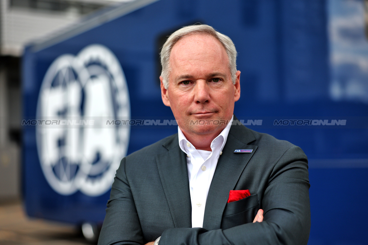 GP GRAN BRETAGNA, Tim Mayer (USA) FIA Forward.

03.07.2025. Formula 1 World Championship, Rd 12, British Grand Prix, Silverstone, England, Preparation Day.

- www.xpbimages.com, EMail: requests@xpbimages.com © Copyright: Moy / XPB Images