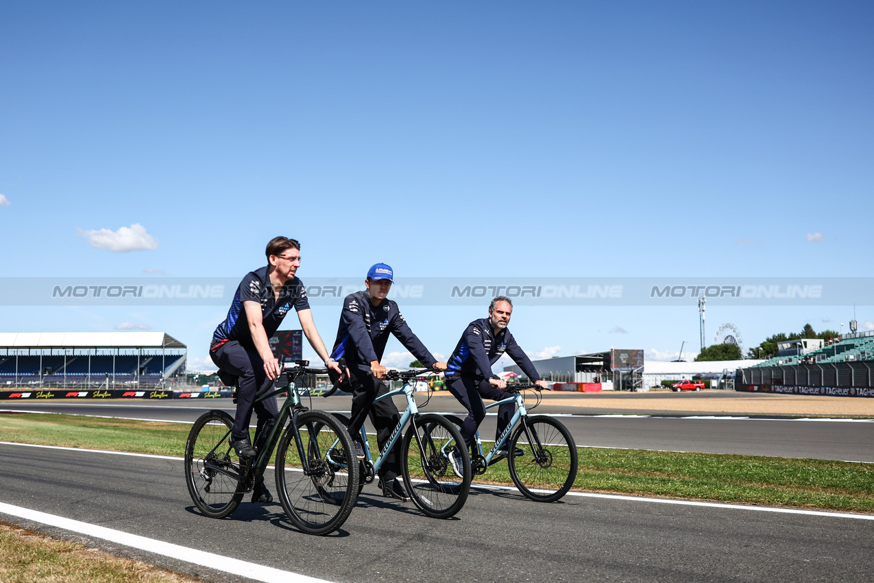 GP GRAN BRETAGNA, Alexander Albon (THA), Atlassian Williams Racing 
03.07.2025. Formula 1 World Championship, Rd 12, British Grand Prix, Silverstone, England, Preparation Day.
- www.xpbimages.com, EMail: requests@xpbimages.com © Copyright: Charniaux / XPB Images