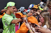 GP GRAN BRETAGNA, Lando Norris (GBR) McLaren with fans.

03.07.2025. Formula 1 World Championship, Rd 12, British Grand Prix, Silverstone, England, Preparation Day.

- www.xpbimages.com, EMail: requests@xpbimages.com © Copyright: Moy / XPB Images