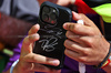 GP GRAN BRETAGNA, Circuit Atmosfera - fans' signed mobile phone case.

03.07.2025. Formula 1 World Championship, Rd 12, British Grand Prix, Silverstone, England, Preparation Day.

- www.xpbimages.com, EMail: requests@xpbimages.com © Copyright: Moy / XPB Images