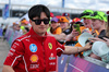 GP GRAN BRETAGNA, Zhou Guanyu (CHN) Ferrari Reserve Driver with fans.

03.07.2025. Formula 1 World Championship, Rd 12, British Grand Prix, Silverstone, England, Preparation Day.

- www.xpbimages.com, EMail: requests@xpbimages.com © Copyright: Moy / XPB Images