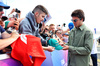 GP GRAN BRETAGNA, Lance Stroll (CDN) Aston Martin F1 Team with fans.

03.07.2025. Formula 1 World Championship, Rd 12, British Grand Prix, Silverstone, England, Preparation Day.

- www.xpbimages.com, EMail: requests@xpbimages.com © Copyright: Bearne / XPB Images