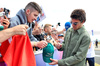 GP GRAN BRETAGNA, Lance Stroll (CDN) Aston Martin F1 Team with fans.

03.07.2025. Formula 1 World Championship, Rd 12, British Grand Prix, Silverstone, England, Preparation Day.

- www.xpbimages.com, EMail: requests@xpbimages.com © Copyright: Bearne / XPB Images