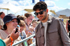 GP GRAN BRETAGNA, Esteban Ocon (FRA) Haas F1 Team with fans.

03.07.2025. Formula 1 World Championship, Rd 12, British Grand Prix, Silverstone, England, Preparation Day.

- www.xpbimages.com, EMail: requests@xpbimages.com © Copyright: Moy / XPB Images