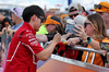 GP GRAN BRETAGNA, Zhou Guanyu (CHN) Ferrari Reserve Driver with fans.

03.07.2025. Formula 1 World Championship, Rd 12, British Grand Prix, Silverstone, England, Preparation Day.

- www.xpbimages.com, EMail: requests@xpbimages.com © Copyright: Moy / XPB Images