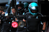 GP GRAN BRETAGNA, Mercedes AMG F1 practices a pit stop.

03.07.2025. Formula 1 World Championship, Rd 12, British Grand Prix, Silverstone, England, Preparation Day.

 - www.xpbimages.com, EMail: requests@xpbimages.com © Copyright: Rew / XPB Images