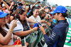 GP GRAN BRETAGNA, Carlos Sainz (ESP) Atlassian Williams Racing with fans.

03.07.2025. Formula 1 World Championship, Rd 12, British Grand Prix, Silverstone, England, Preparation Day.

- www.xpbimages.com, EMail: requests@xpbimages.com © Copyright: Bearne / XPB Images