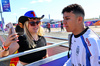 GP GRAN BRETAGNA, Isack Hadjar (FRA) Racing Bulls with fan.

03.07.2025. Formula 1 World Championship, Rd 12, British Grand Prix, Silverstone, England, Preparation Day.

- www.xpbimages.com, EMail: requests@xpbimages.com © Copyright: Batchelor / XPB Images
