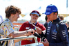 GP GRAN BRETAGNA, Alexander Albon (THA) Atlassian Williams Racing with fans.

03.07.2025. Formula 1 World Championship, Rd 12, British Grand Prix, Silverstone, England, Preparation Day.

- www.xpbimages.com, EMail: requests@xpbimages.com © Copyright: Moy / XPB Images