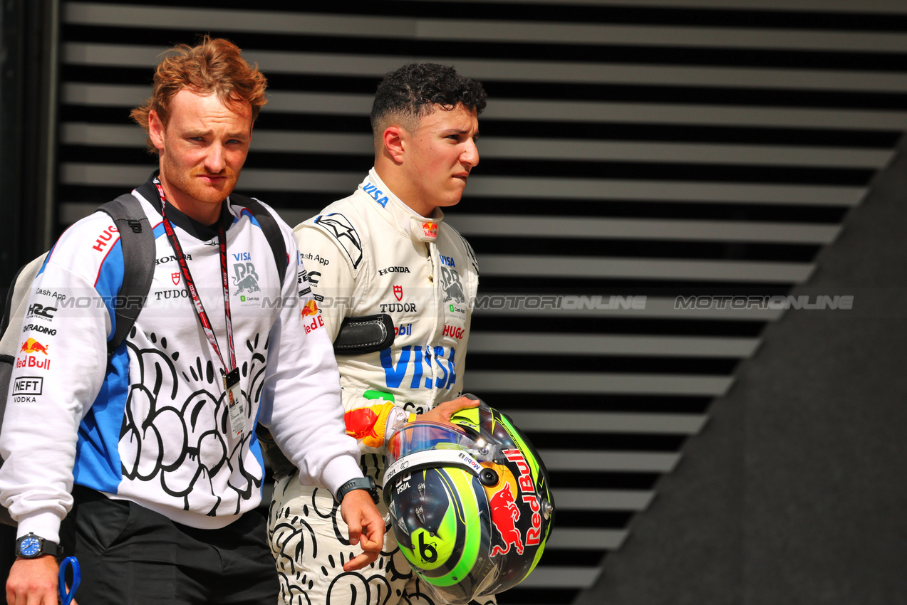 GP GRAN BRETAGNA, Isack Hadjar (FRA) Racing Bulls.

05.07.2025. Formula 1 World Championship, Rd 12, British Grand Prix, Silverstone, England, Qualifiche Day.

- www.xpbimages.com, EMail: requests@xpbimages.com © Copyright: Batchelor / XPB Images
