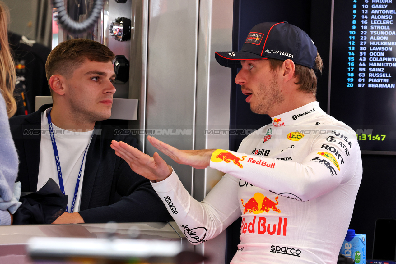 GP GRAN BRETAGNA, Max Verstappen (NLD) Red Bull Racing.

05.07.2025. Formula 1 World Championship, Rd 12, British Grand Prix, Silverstone, England, Qualifiche Day.

- www.xpbimages.com, EMail: requests@xpbimages.com © Copyright: Moy / XPB Images