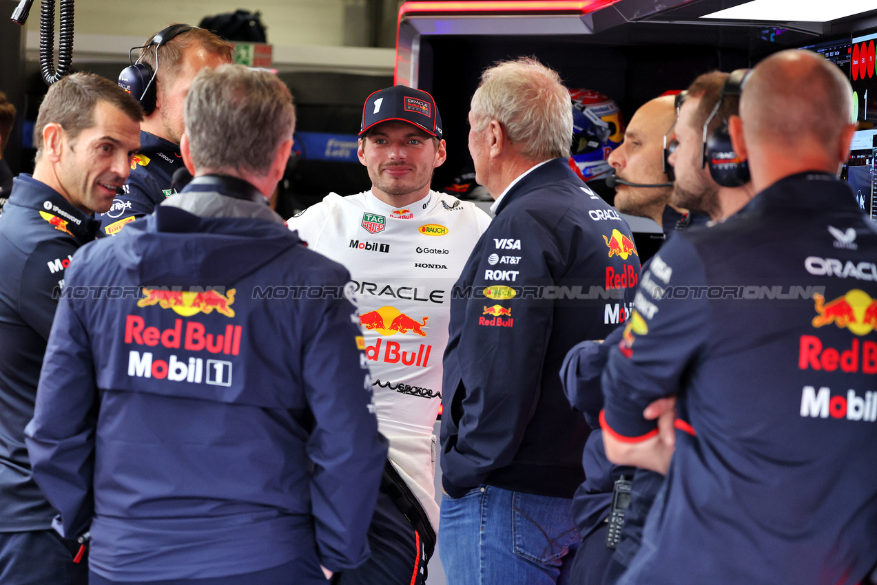 GP GRAN BRETAGNA, Max Verstappen (NLD) Red Bull Racing.

05.07.2025. Formula 1 World Championship, Rd 12, British Grand Prix, Silverstone, England, Qualifiche Day.

- www.xpbimages.com, EMail: requests@xpbimages.com © Copyright: Moy / XPB Images