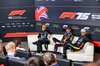GP GRAN BRETAGNA, (L to R): Oscar Piastri (AUS) McLaren; Max Verstappen (NLD) Red Bull Racing; e Lando Norris (GBR) McLaren, in the post qualifying FIA Press Conference.

05.07.2025. Formula 1 World Championship, Rd 12, British Grand Prix, Silverstone, England, Qualifiche Day.

- www.xpbimages.com, EMail: requests@xpbimages.com © Copyright: Davenport / XPB Images