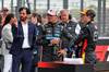 GP GRAN BRETAGNA, (L to R): Mohammed Bin Sulayem (UAE) FIA President with Lando Norris (GBR) McLaren e Oscar Piastri (AUS) McLaren in qualifying parc ferme.

05.07.2025. Formula 1 World Championship, Rd 12, British Grand Prix, Silverstone, England, Qualifiche Day.

- www.xpbimages.com, EMail: requests@xpbimages.com © Copyright: Moy / XPB Images