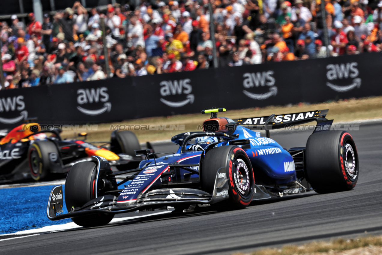 GP GRAN BRETAGNA, Carlos Sainz (ESP) Atlassian Williams Racing FW47.

04.07.2025. Formula 1 World Championship, Rd 12, British Grand Prix, Silverstone, England, Practice Day.

- www.xpbimages.com, EMail: requests@xpbimages.com © Copyright: Bearne / XPB Images