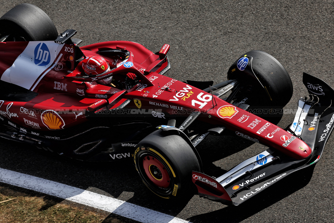 GP GRAN BRETAGNA, Charles Leclerc (MON) Ferrari SF-25.

04.07.2025. Formula 1 World Championship, Rd 12, British Grand Prix, Silverstone, England, Practice Day.

- www.xpbimages.com, EMail: requests@xpbimages.com © Copyright: Moy / XPB Images