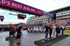 GP GRAN BRETAGNA, Drivers as the grid observes the national anthem.

06.07.2025. Formula 1 World Championship, Rd 12, British Grand Prix, Silverstone, England, Gara Day.

- www.xpbimages.com, EMail: requests@xpbimages.com © Copyright: Batchelor / XPB Images
