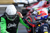 GP GRAN BRETAGNA, (L to R): Nico Hulkenberg (GER) Sauber celebrates his third position in parc ferme with Max Verstappen (NLD) Red Bull Racing.

06.07.2025. Formula 1 World Championship, Rd 12, British Grand Prix, Silverstone, England, Gara Day.

- www.xpbimages.com, EMail: requests@xpbimages.com © Copyright: Batchelor / XPB Images