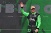 GP GRAN BRETAGNA, Nico Hulkenberg (GER) Sauber celebrates his third position on the podium.

06.07.2025. Formula 1 World Championship, Rd 12, British Grand Prix, Silverstone, England, Gara Day.

- www.xpbimages.com, EMail: requests@xpbimages.com © Copyright: Moy / XPB Images