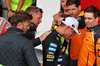 GP GRAN BRETAGNA, Lando Norris (GBR) McLaren injured during the post race victory celebrations.

06.07.2025. Formula 1 World Championship, Rd 12, British Grand Prix, Silverstone, England, Gara Day.

- www.xpbimages.com, EMail: requests@xpbimages.com © Copyright: Moy / XPB Images