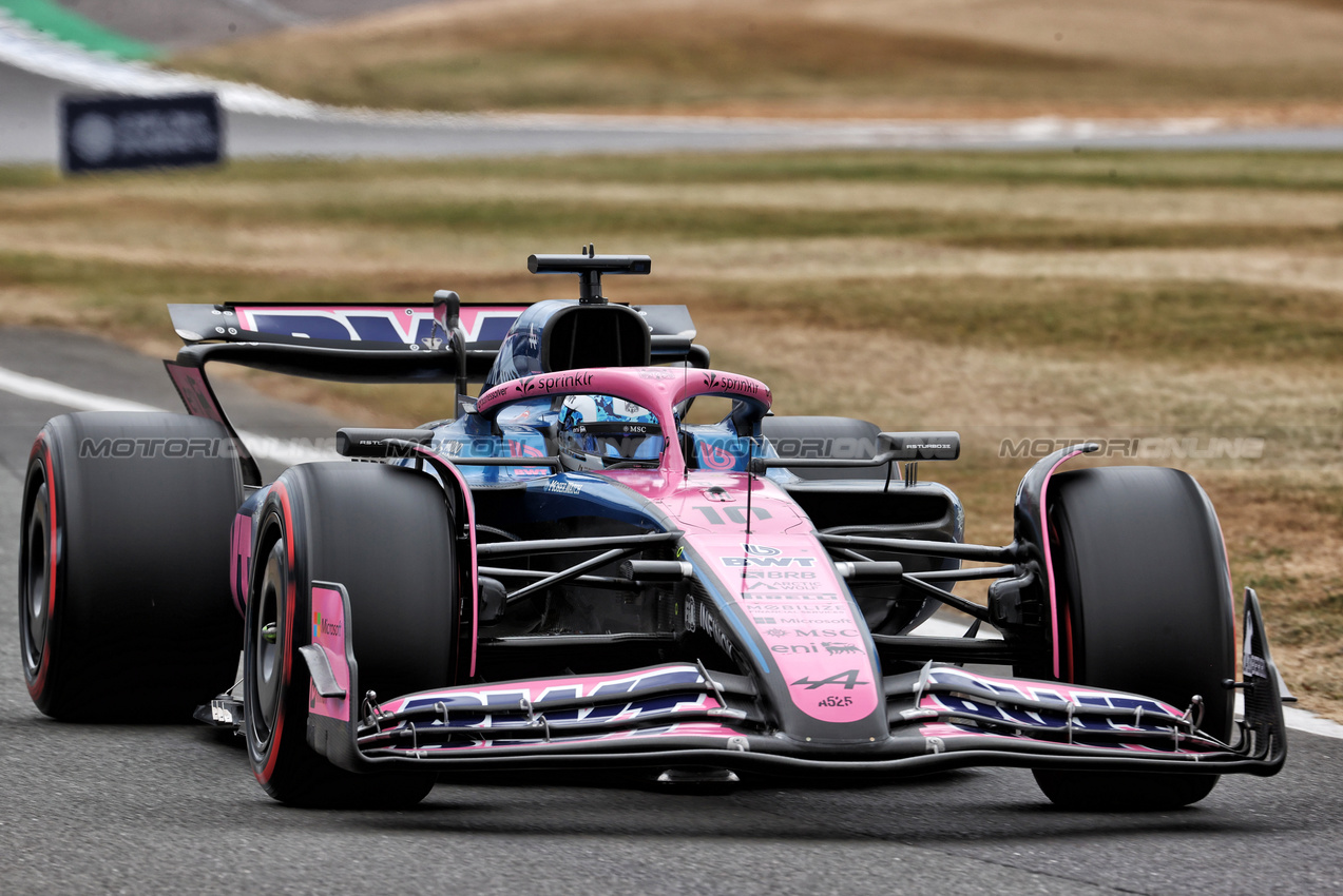 GP GRAN BRETAGNA, Pierre Gasly (FRA) Alpine F1 Team A525.

05.07.2025. Formula 1 World Championship, Rd 12, British Grand Prix, Silverstone, England, Qualifiche Day.

- www.xpbimages.com, EMail: requests@xpbimages.com © Copyright: Davenport / XPB Images