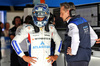 GP GRAN BRETAGNA, (L to R): Carlos Sainz (ESP) Atlassian Williams Racing with Gaetan Jego (FRA) Atlassian Williams Racing Gara Engineer.

05.07.2025. Formula 1 World Championship, Rd 12, British Grand Prix, Silverstone, England, Qualifiche Day.

- www.xpbimages.com, EMail: requests@xpbimages.com © Copyright: Bearne / XPB Images