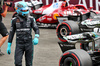 GP GRAN BRETAGNA, George Russell (GBR) Mercedes AMG F1 in qualifying parc ferme.

05.07.2025. Formula 1 World Championship, Rd 12, British Grand Prix, Silverstone, England, Qualifiche Day.

- www.xpbimages.com, EMail: requests@xpbimages.com © Copyright: Batchelor / XPB Images