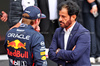 GP GRAN BRETAGNA, Mohammed Bin Sulayem (UAE) FIA President with pole sitter Max Verstappen (NLD) Red Bull Racing in qualifying parc ferme.

05.07.2025. Formula 1 World Championship, Rd 12, British Grand Prix, Silverstone, England, Qualifiche Day.

- www.xpbimages.com, EMail: requests@xpbimages.com © Copyright: Batchelor / XPB Images