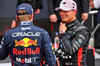GP GRAN BRETAGNA, (L to R): Max Verstappen (NLD) Red Bull Racing with Lando Norris (GBR) McLaren in qualifying parc ferme.

05.07.2025. Formula 1 World Championship, Rd 12, British Grand Prix, Silverstone, England, Qualifiche Day.

- www.xpbimages.com, EMail: requests@xpbimages.com © Copyright: Batchelor / XPB Images