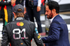 GP GRAN BRETAGNA, (L to R): Oscar Piastri (AUS) McLaren with Mohammed Bin Sulayem (UAE) FIA President in qualifying parc ferme.

05.07.2025. Formula 1 World Championship, Rd 12, British Grand Prix, Silverstone, England, Qualifiche Day.

- www.xpbimages.com, EMail: requests@xpbimages.com © Copyright: Batchelor / XPB Images