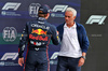 GP GRAN BRETAGNA, (L to R): Max Verstappen (NLD) Red Bull Racing receives the Pirelli Pole Position Award from Jose Mourinho (POR) Football Manager in qualifying parc ferme.

05.07.2025. Formula 1 World Championship, Rd 12, British Grand Prix, Silverstone, England, Qualifiche Day.

- www.xpbimages.com, EMail: requests@xpbimages.com © Copyright: Moy / XPB Images