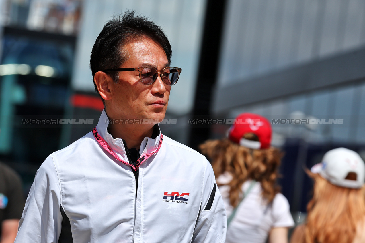 GP GRAN BRETAGNA, Koji Watanabe (JPN) Honda Racing Corporation - HRC - President.

04.07.2025. Formula 1 World Championship, Rd 12, British Grand Prix, Silverstone, England, Practice Day.

- www.xpbimages.com, EMail: requests@xpbimages.com © Copyright: Moy / XPB Images