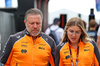 GP GRAN BRETAGNA, Zak Brown (USA) McLaren Executive Director (Left).

04.07.2025. Formula 1 World Championship, Rd 12, British Grand Prix, Silverstone, England, Practice Day.

 - www.xpbimages.com, EMail: requests@xpbimages.com © Copyright: Rew / XPB Images
