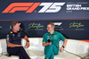 GP GRAN BRETAGNA, (L to R): Christian Horner (GBR) Red Bull Racing Team Principal e Andy Cowell (GBR) Aston Martin F1 Team Group CEO e Team Principal in the FIA Press Conference.

04.07.2025. Formula 1 World Championship, Rd 12, British Grand Prix, Silverstone, England, Practice Day.

- www.xpbimages.com, EMail: requests@xpbimages.com © Copyright: Charniaux / XPB Images